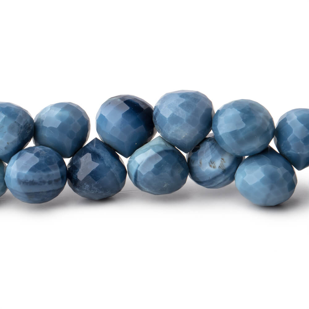 8x7-8.5x8mm Owyhee Opal Faceted Candy Kiss Beads 8 inch 48 pieces (ONLINE ORDER ONLY)
