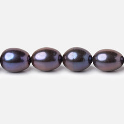8x7.5-9x8mm Peacock Oval Freshwater Pearls 15.5 inch 40 Beads (ONLINE ORDER ONLY)