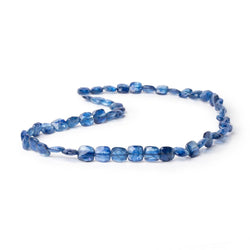8x7.5mm Kyanite Faceted Pillow Beads 16 inch 49 pieces AA (ONLINE ORDER ONLY)
