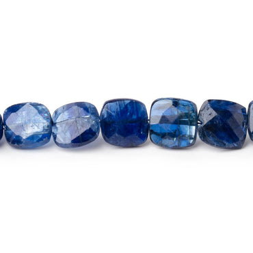 8x7.5mm Kyanite Faceted Pillow Beads 16 inch 53 pieces AA (ONLINE ORDER ONLY)