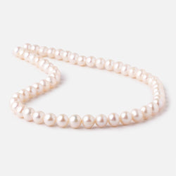 8x7mm Cream Off Round Freshwater Pearls 16 inch 54 pieces (ONLINE ORDER ONLY)
