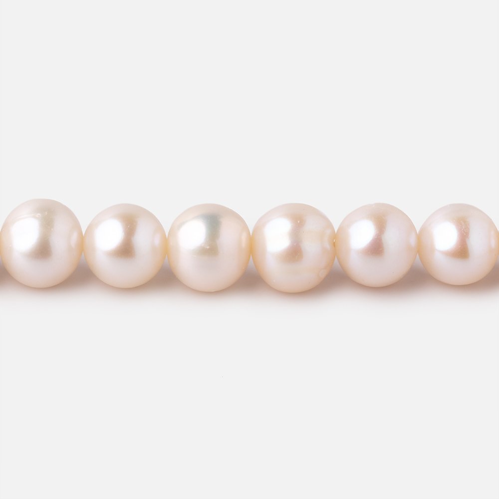 8x7mm Cream Off Round Freshwater Pearls 16 inch 54 pieces (ONLINE ORDER ONLY)