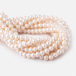 8x7mm Cream Off Round Freshwater Pearls 16 inch 54 pieces (ONLINE ORDER ONLY)