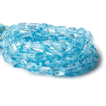 Sky Blue Topaz Faceted Nuggets 16 inch 37 Beads AA Grade (ONLINE ORDER ONLY)