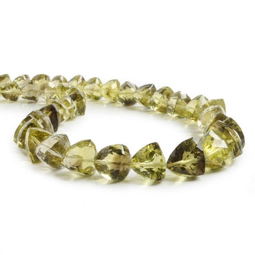 8x8-13x13mm Bi-colored Quartz Faceted Trillions 15 Inch 39 Beads (ONLINE ORDER ONLY)