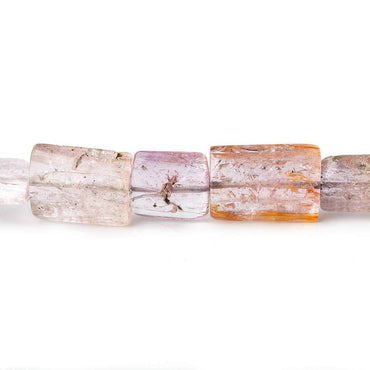 8x8-14x10mm Precious & Imperial Topaz plain tubes 18 inch 43 beads AA (ONLINE ORDER ONLY)