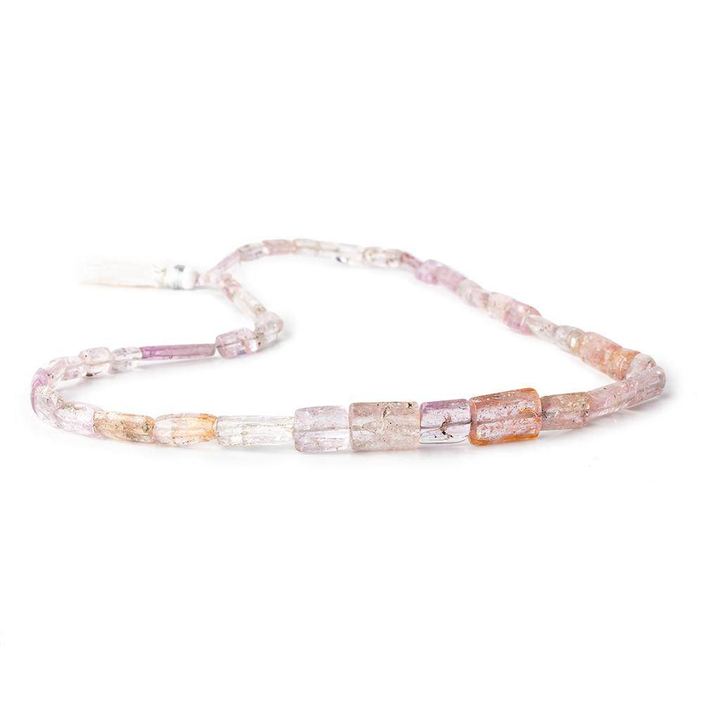 8x8-14x10mm Precious & Imperial Topaz plain tubes 18 inch 43 beads AA (ONLINE ORDER ONLY)