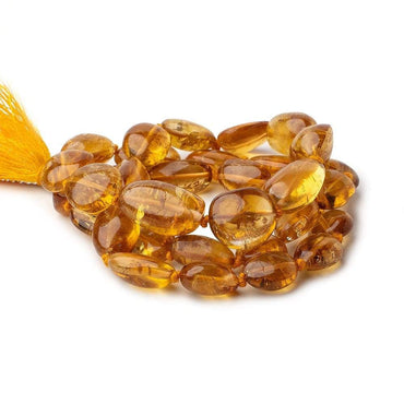 8x8-15x13mm Citrine Plain Nugget Beads17 inch 33 pieces (ONLINE ORDER ONLY)