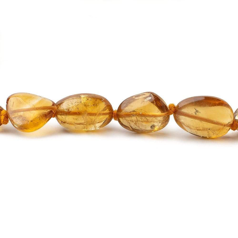 8x8-15x13mm Citrine Plain Nugget Beads17 inch 33 pieces (ONLINE ORDER ONLY)