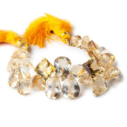 8x8-17x11mm Citrine Faceted Multiple Shaped Beads 6.5 inch 37 pieces AAA (ONLINE ORDER ONLY)