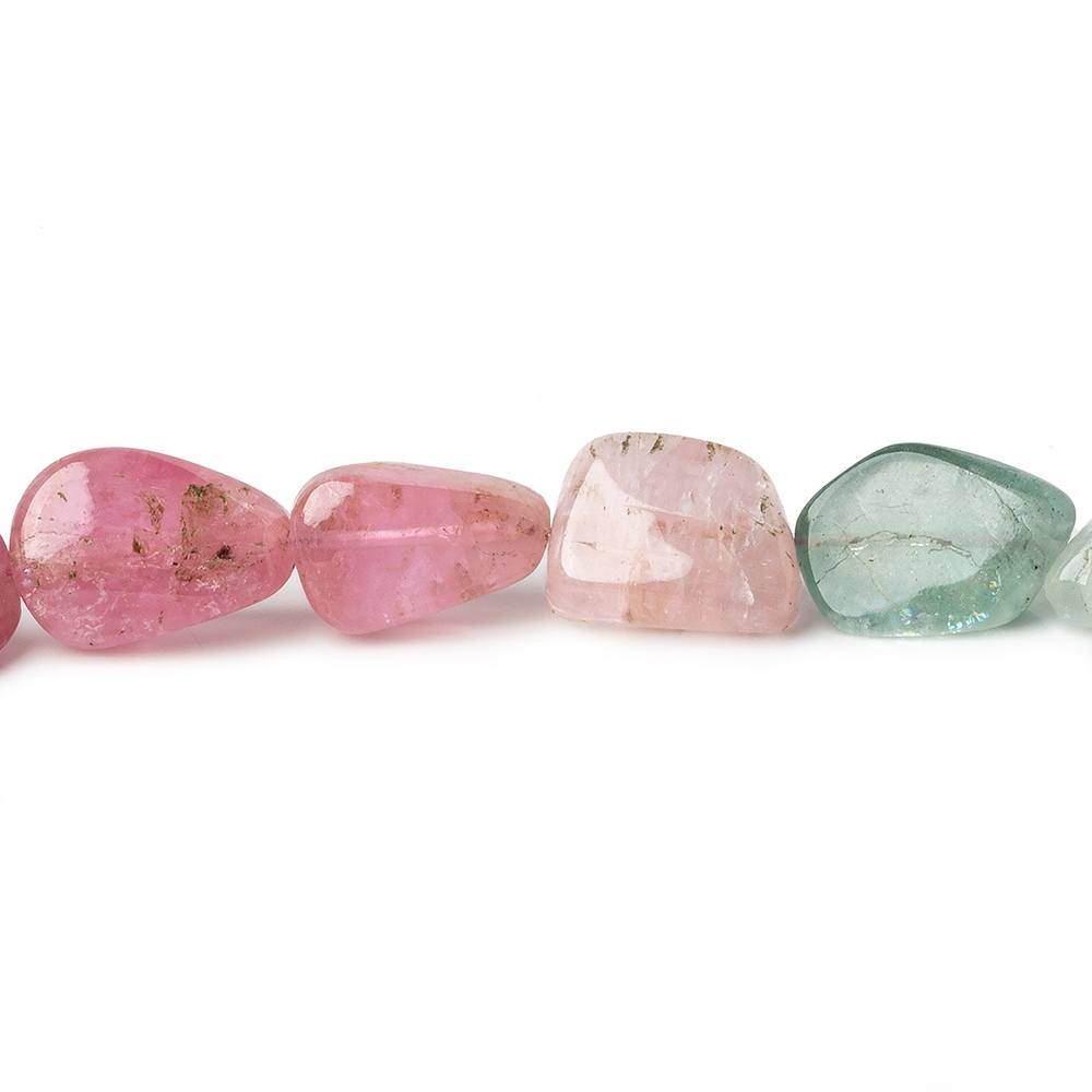 8x8.5-18.x9mm Multi Color Afghani Tourmaline Plain Nuggets 16.5 inch 35 pcs (ONLINE ORDER ONLY)