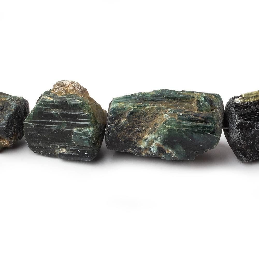 8x9-20x13mm Indicolite Tourmaline Straight Drilled Natural Crystal Beads 26 pieces (ONLINE ORDER ONLY)
