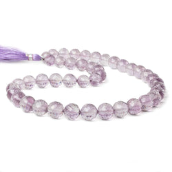 9-10.5mm Pink Amethyst Faceted Round Beads 16 inch 43 pieces AAA (ONLINE ORDER ONLY)