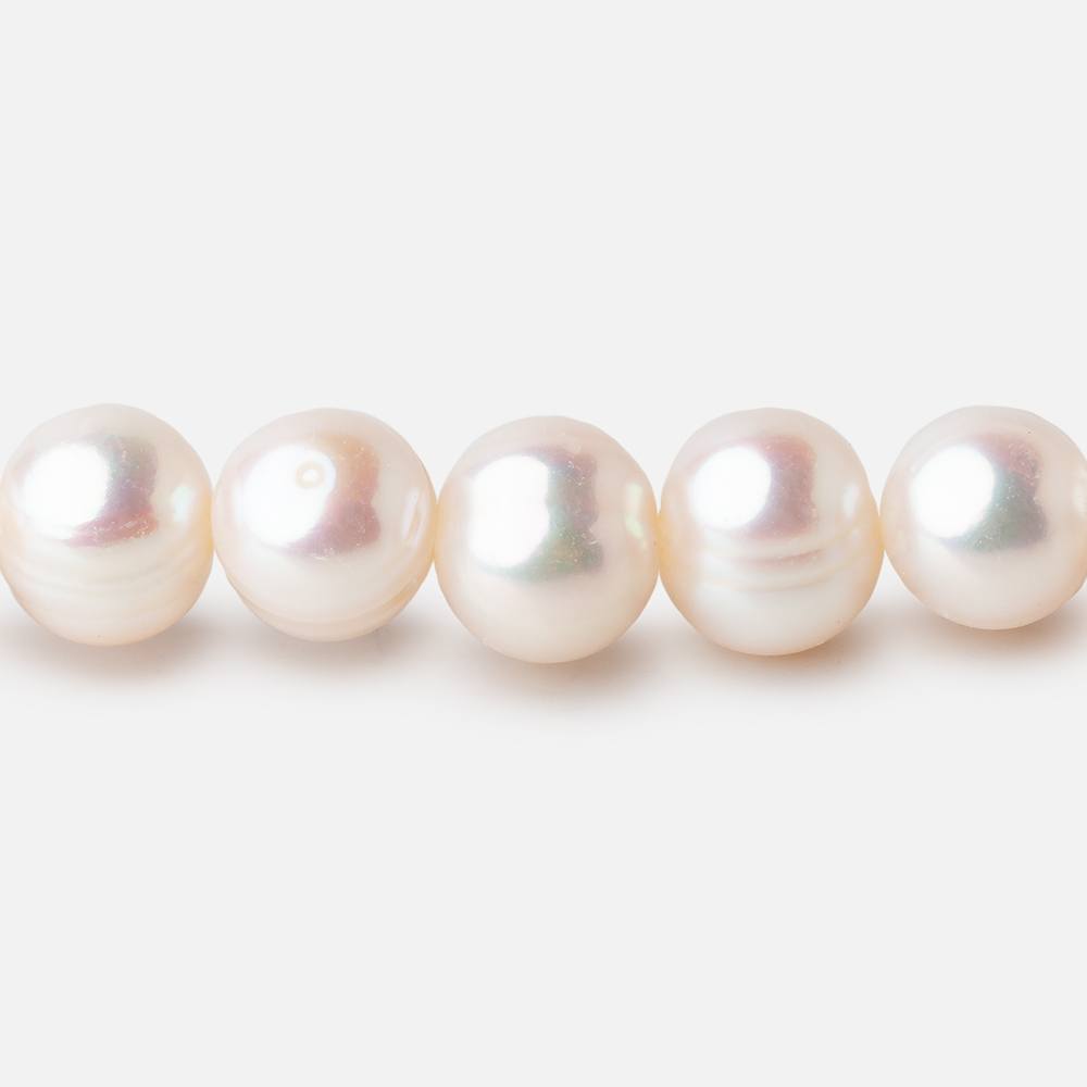 9-10mm Cream Off Round Freshwater Pearls 15.5 inch 47 Beads (ONLINE ORDER ONLY)