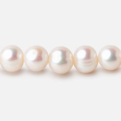 9-10mm Cream Off Round Freshwater Pearls 15.5 inch 47 Beads (ONLINE ORDER ONLY)