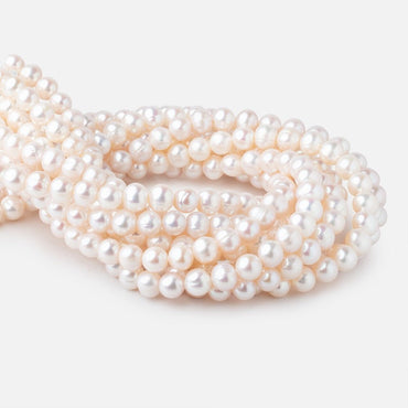 9-10mm Cream Off Round Freshwater Pearls 15.5 inch 47 Beads (ONLINE ORDER ONLY)