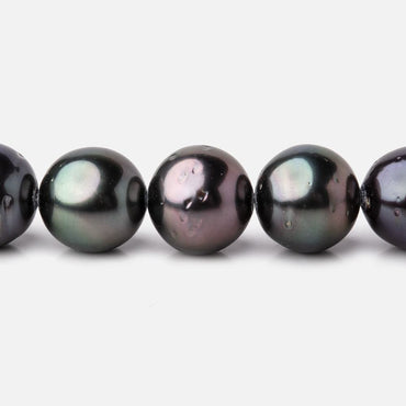 9-10mm Dark Tahitian Saltwater Pearls 16 inch 41 Beads AA (ONLINE ORDER ONLY)