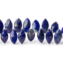 9-10mm Lapis Lazuli Faceted Marquise Beads 7 inch 56 pieces (ONLINE ORDER ONLY)