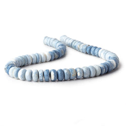 9-10mm Owyhee Denim Blue Opal Faceted Rondelle Beads 14 pieces 70 pieces (ONLINE ORDER ONLY)