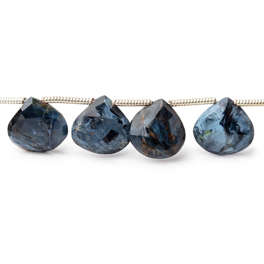 9-10mm Pietersite Faceted Heart Beads 8 inch 15 pieces (ONLINE ORDER ONLY)