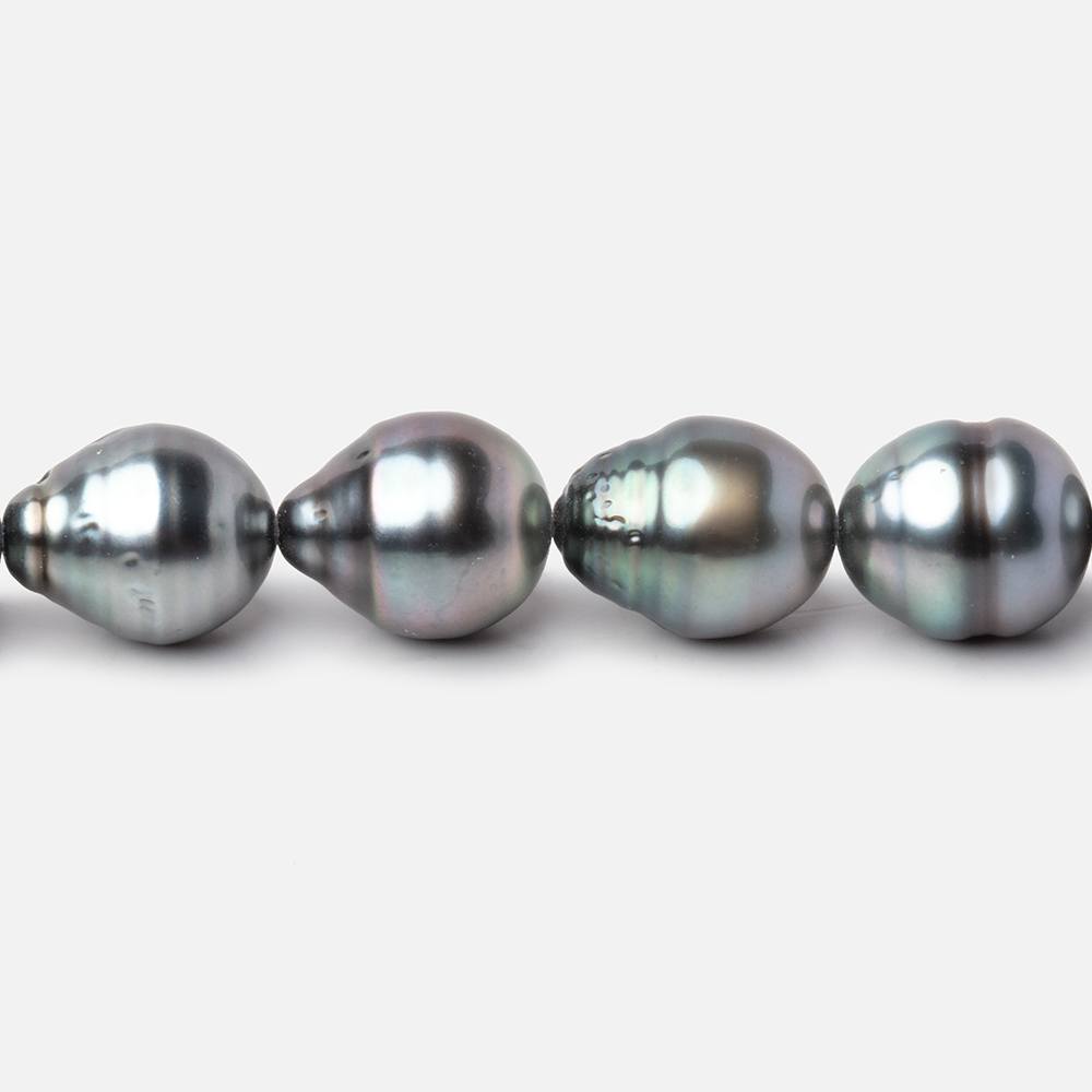 9-10mm Silver Tahitian Saltwater Pearl Beads 16 inch 36 pieces A (ONLINE ORDER ONLY)