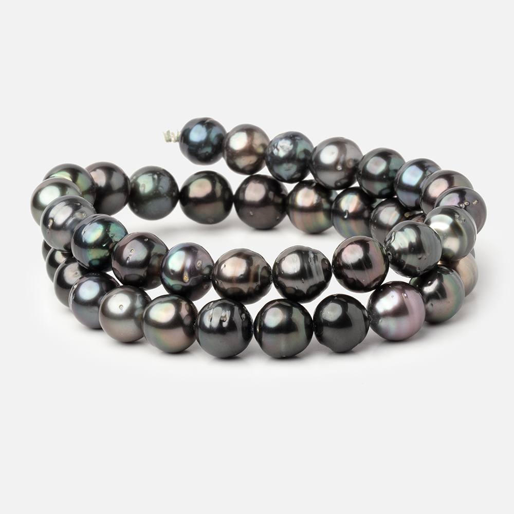 9-10mm Tahitian Saltwater Pearl Beads 16 inch 42 pieces AA (ONLINE ORDER ONLY)