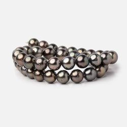 9-10mm Tahitian Saltwater Pearl Beads 16 inch 43 pieces AA (ONLINE ORDER ONLY)
