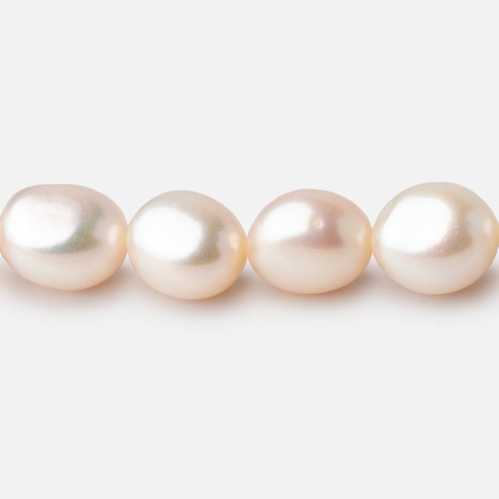 9-11mm Creamy Peach Baroque Freshwater Pearls 15.5 inch 38 Beads (ONLINE ORDER ONLY)