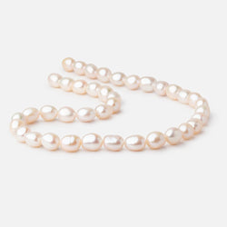 9-11mm Creamy Peach Baroque Freshwater Pearls 15.5 inch 38 Beads (ONLINE ORDER ONLY)