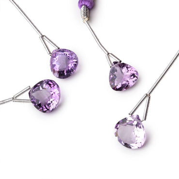 9-11mm Pink Amethyst Faceted Heart Focal 1 Bead (ONLINE ORDER ONLY)