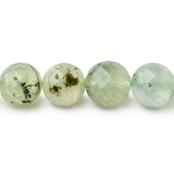 9-11mm Prehnite Faceted Round Beads 14 inch 37 pieces (ONLINE ORDER ONLY)