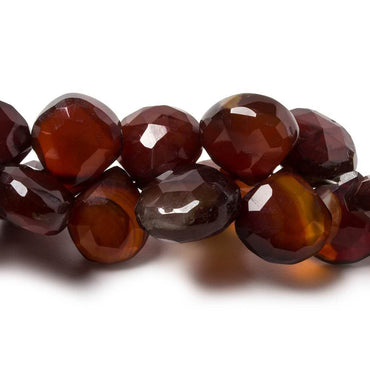 9-12mm Coconut Brown Chalcedony Faceted Heart Beads 8 inch 48 pieces (ONLINE ORDER ONLY)