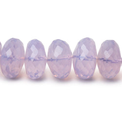 9-13.5mm Lavender Quartz Faceted Rondelle Beads 17 inch 67 pieces AAA (ONLINE ORDER ONLY)