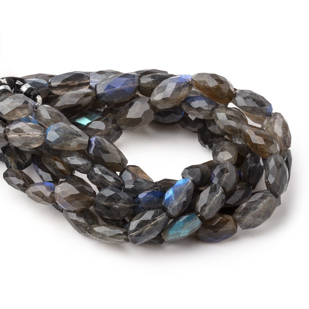 9-15mm Labradorite Straight Drill Faceted Nuggets 8 inch 17 Beads AA (ONLINE ORDER ONLY)