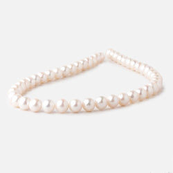 9-9.5mm Off White Off Round Freshwater Pearls 16 inch 47 pieces AA (ONLINE ORDER ONLY)