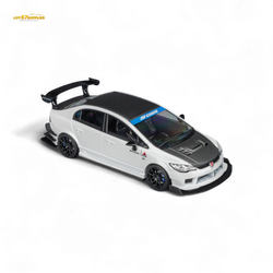 (Pre-Order) Microturbo Honda Civic Type R FD2 Spoon Sports - Metallic White 1:64 (Online Order Only)