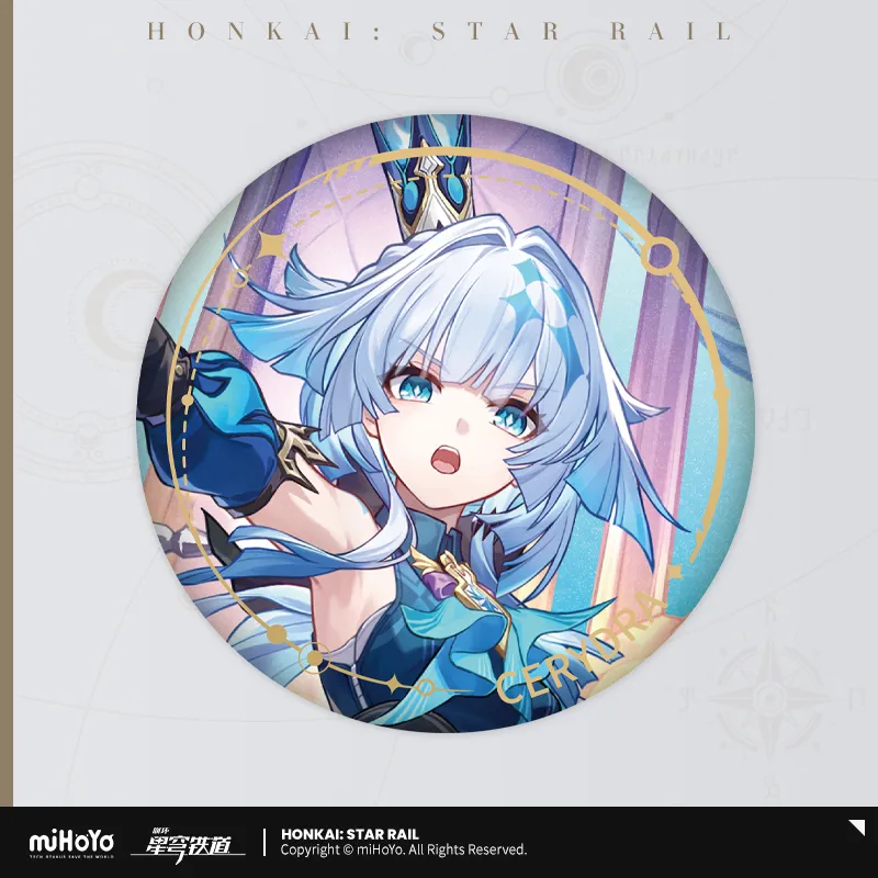The Harmony Character Warp Artwork Tinplate Badge (ONLINE ORDER ONLY)