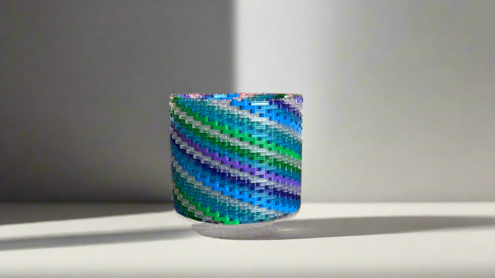 Cool Colored Modular Vase – Built with LEGO®-Compatible Bricks (ONLINE ORDER ONLY)