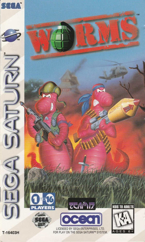 Worms (Sega Saturn) (ONLINE ORDER ONLY)