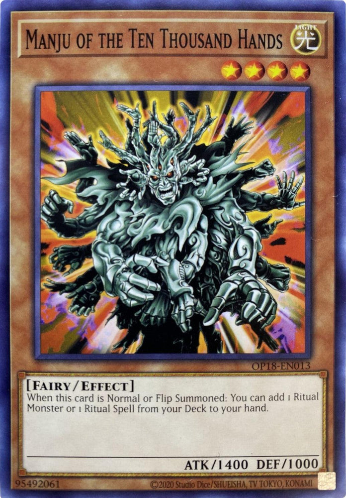 Manju of the Ten Thousand Hands [OP18-EN013] Common (ONLINE ORDER ONLY)