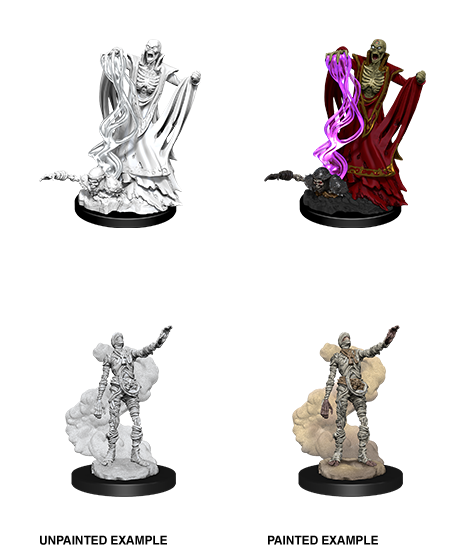 D&D: Nolzur's Marvelous Miniatures - Lich & Mummy Lord (ONLINE ORDER ONLY)