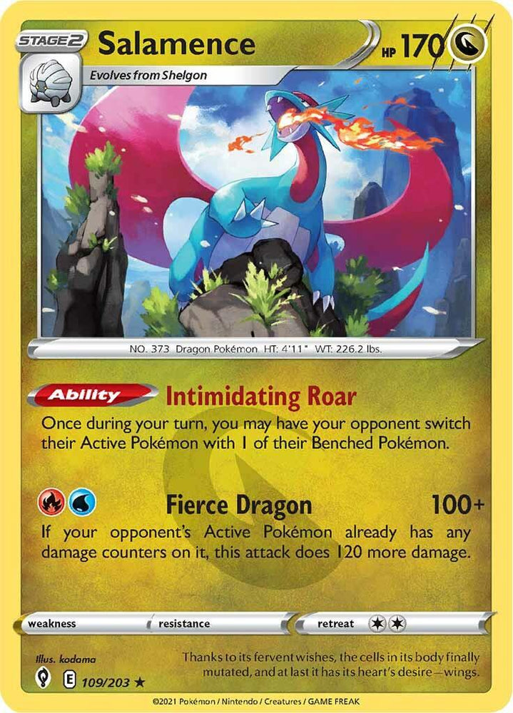 Salamence (109/203) [Sword & Shield: Evolving Skies] (Online Only)