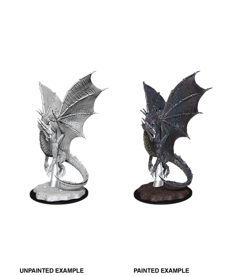 D&D: Nolzur's Marvelous Miniatures - Young Silver Dragon (ONLINE ORDER ONLY)