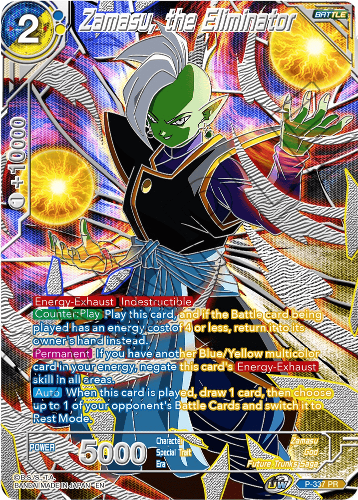 Zamasu, the Eliminator (Revision) (P-337) [5th Anniversary Set] (ONLINE ORDER ONLY)
