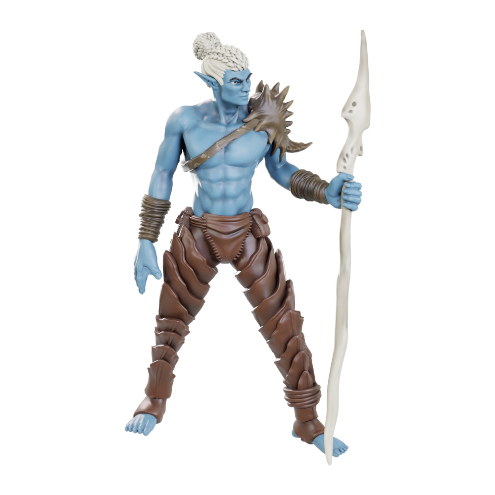 D&D: Nolzur's Marvelous Miniatures - Sea Elf Leader (ONLINE ORDER ONLY)