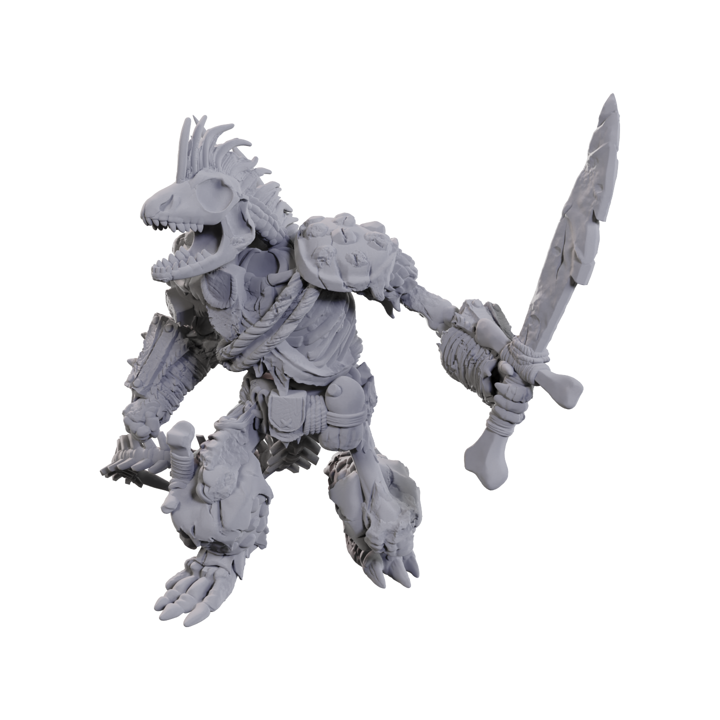 D&D: Nolzur's Marvelous Miniatures - Lizardfolk Skeleton (ONLINE ORDER ONLY)