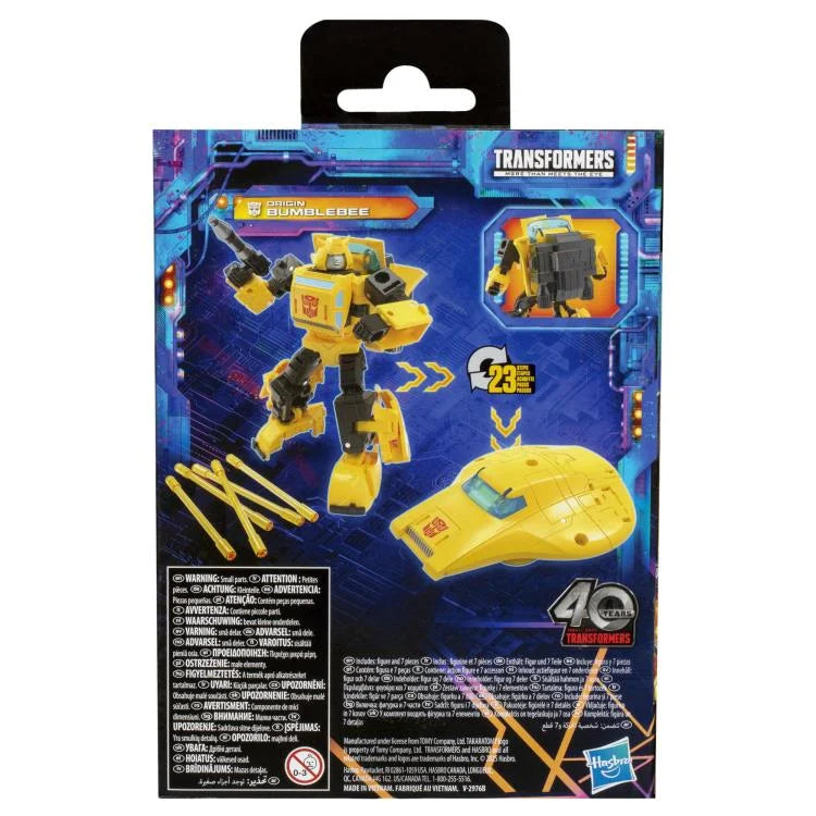 Transformers: Legacy United Deluxe Class Origin Bumblebee - CLEARANCE (ONLINE ORDER ONLY)