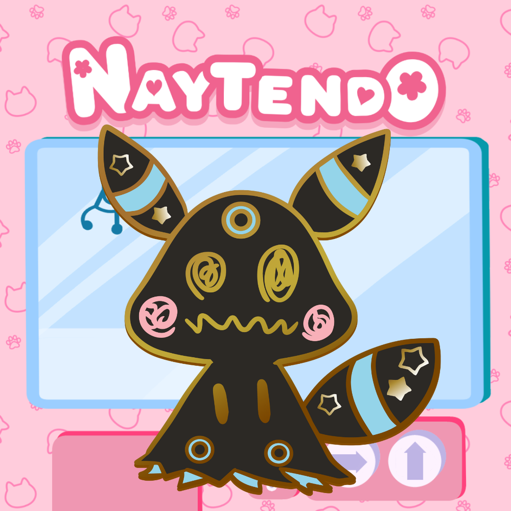 Pokemon: Mimikyu Shiny Umbreon Enamel Pin (ONLINE ORDER ONLY)