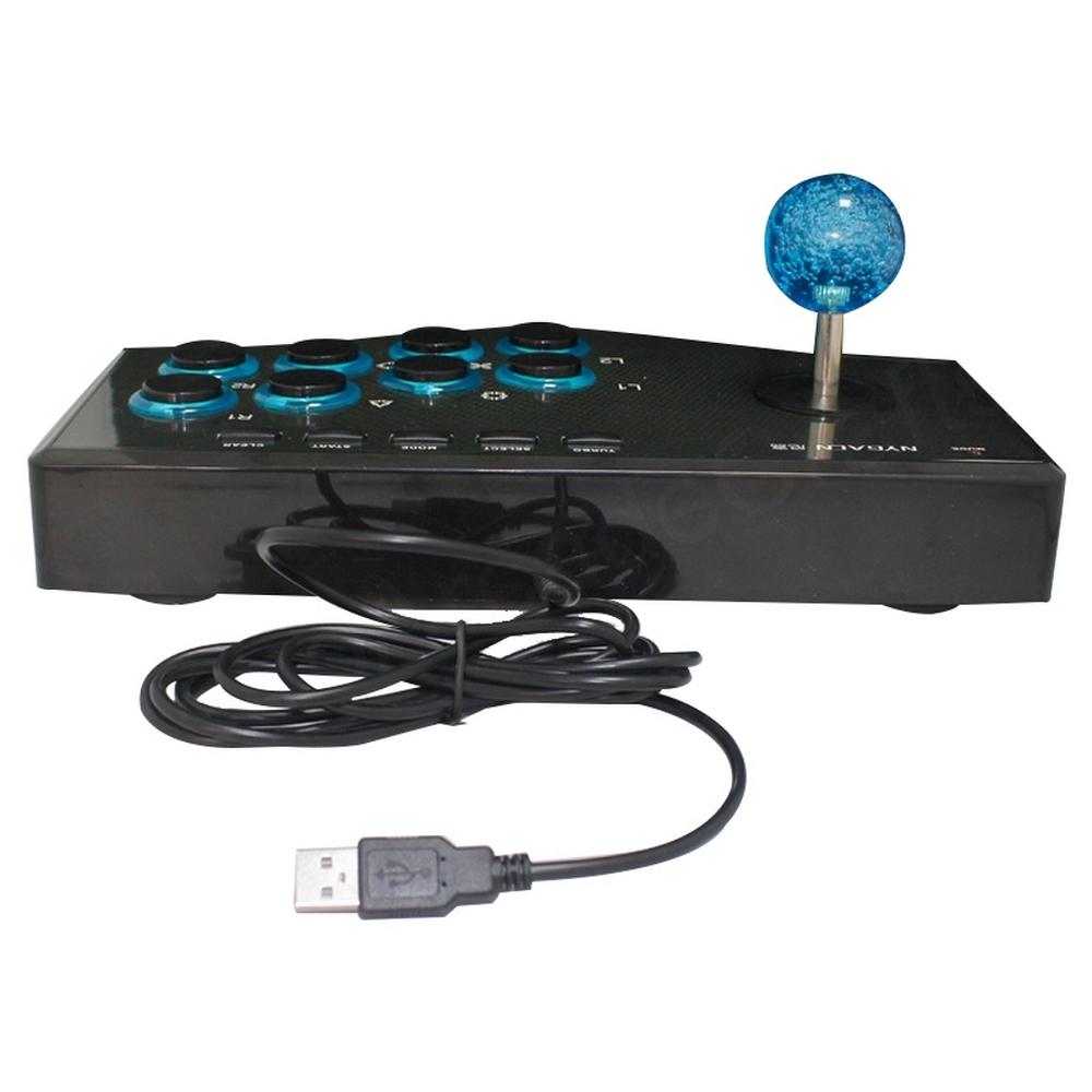 Arcade Street Joystick Gamepad Fighting Stick USB 8 Buttons For PC PS3 Andriod (Online Only)