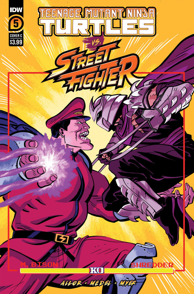 Teenage Mutant Ninja Turtles Tmnt Vs. Street Fighter #5 (Of 5) C Reilly Variant (11/08/2023) Idw (ONLINE ORDER ONLY)
